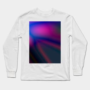 blue green purple pink texture design Long Sleeve T-Shirt